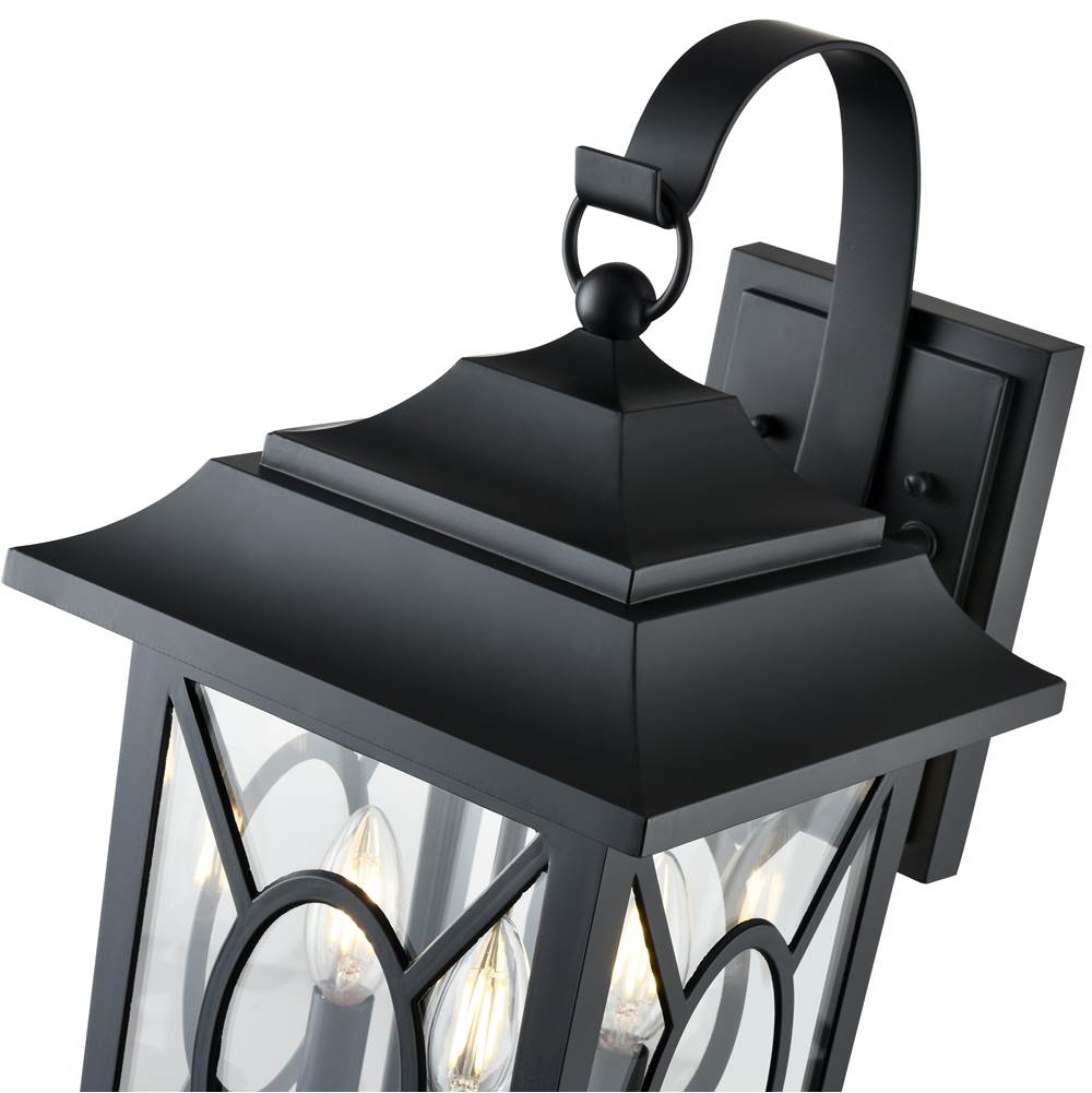 Millennium Lighting 85103-PBK Powder Coated Black Outdoor Wall Sconce Image 3