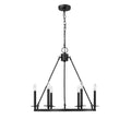 Millennium Lighting 46706-MB Matte Black Chandelier Ceiling Light Image 1