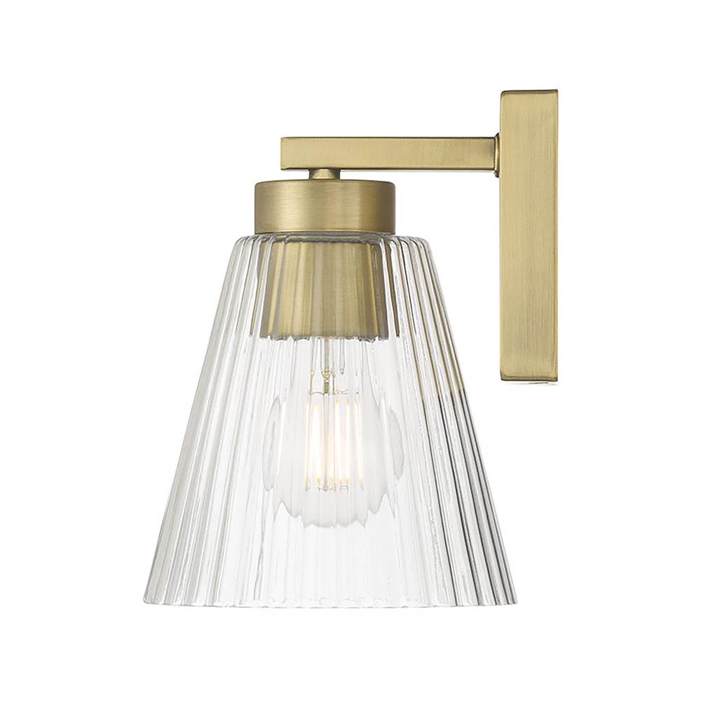 Millennium Lighting 63001-VB Vintage Brass Riville 7.5'' High 1-light Wall Sconce Image 7