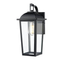 Millennium Lighting 6301-PBK Powder Coated Black Houston 17'' High 1-light Outdoor Wall Lantern - Powder Coated Black Image 1