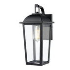 Millennium Lighting 6301-PBK Powder Coated Black Houston 17'' High 1-light Outdoor Wall Lantern - Powder Coated Black Image 1