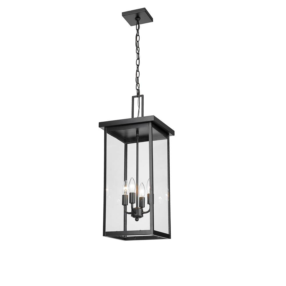 Millennium Lighting 42605-PBK Powder Coated Black Outdoor Hanging Lantern Image 5