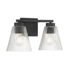 Millennium Lighting 63002-MB Matte Black Riville 13.75'' Wide 2-light Vanity Image 8
