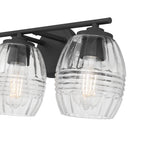 Millennium Lighting 9993-MB Matte Black Miravelle 22.25'' Wide 3-light Vanity Image 5