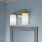 Millennium Lighting 2702WG-MG Modern Gold Verlana 14'' 2-light Vanity - Modern Gold Image 4