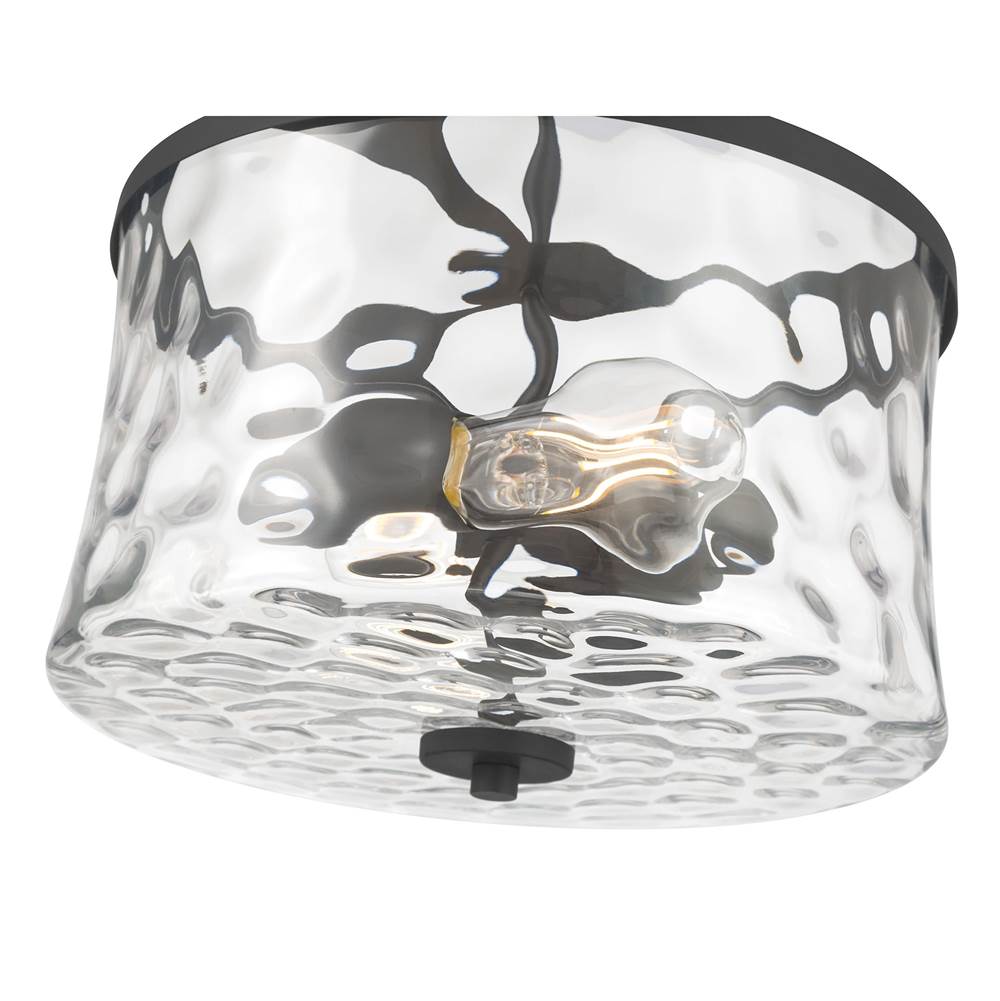 Millennium Lighting 909201-MB Matte Black Clarvyn 12'' Wide 2-light Semi-flush Mount Image 5