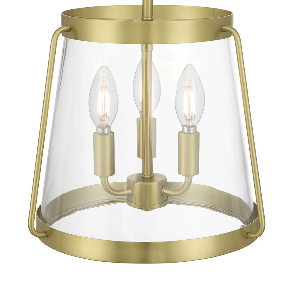 Millennium Lighting 230103-VB Vintage Brass Adabella 12.25'' Wide 3-light Semi-flush Mount Image 6