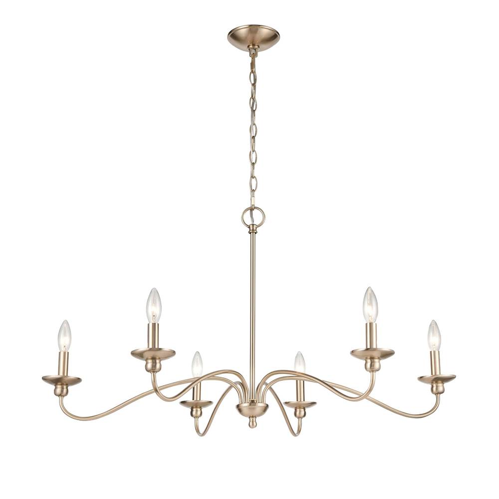 Millennium Lighting 4386-MG Modern Gold Chandelier Ceiling Light Image 3
