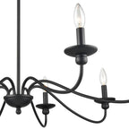 Millennium Lighting 4388-MB Matte Black Chandelier Ceiling Light Image 2