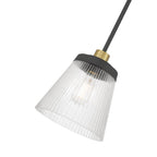 Millennium Lighting 9301-MB/VB Matte Black Lustria  8'' Wide 1-light Mini Pendant Image 5