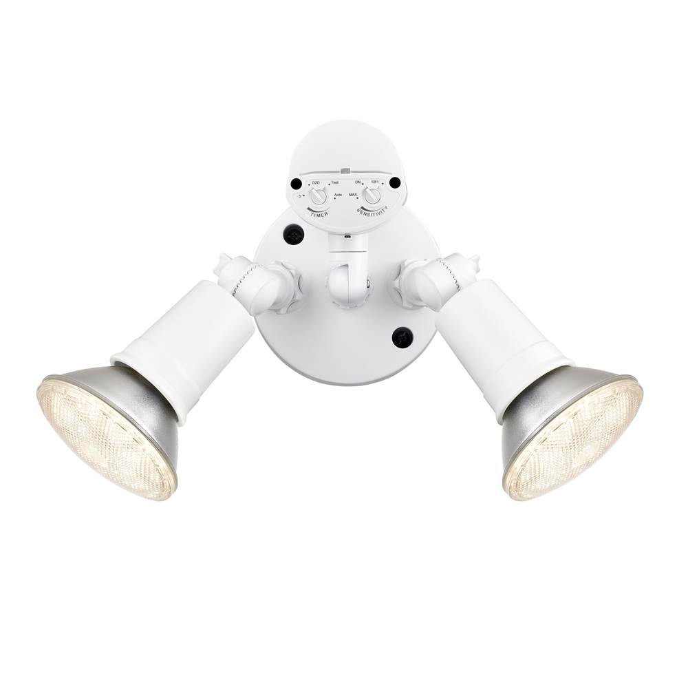 Millennium Lighting  4.75'' High 2-light Outdoor Security Flood Light - Powder Coated Matte White
