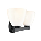 Millennium Lighting 49002-MB Matte Black Apria 15.75'' Wide 2-light Vanity - Matte Black Image 7