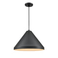 Millennium Lighting RCC13-SB Satin Black Cord Hung Cone Image 1