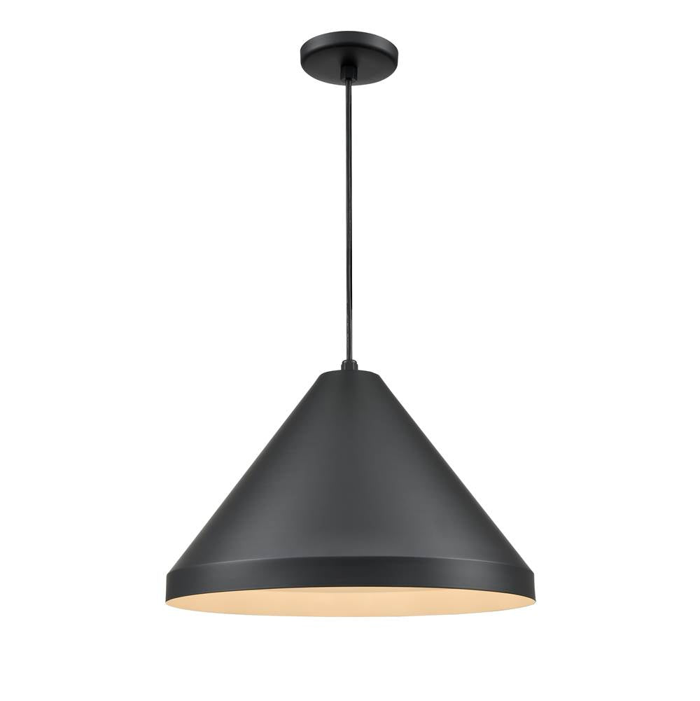 Millennium Lighting RCC13-SB Satin Black Cord Hung Cone Image 1