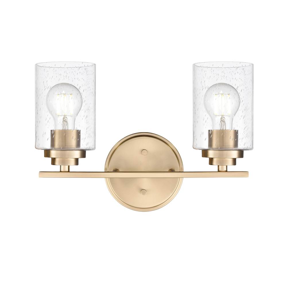 Millennium Lighting 3682-MG Modern Gold Moven 14.25'' Wide 2-light Vanity - Modern Gold Image 6