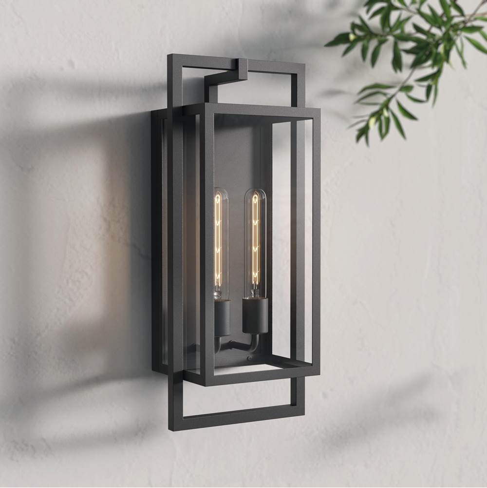 Millennium Lighting 270102-TBK Textured Black Outdoor Wall Sconce Image 2
