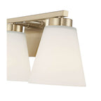 Millennium Lighting 64003WG-MG Modern Gold Strayhan 22'' Wide 3-light Vanity Image 5
