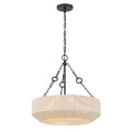 Millennium Lighting 206103-MB Matte Black Tresselle 20'' Wide 3-light Pendant Image 1