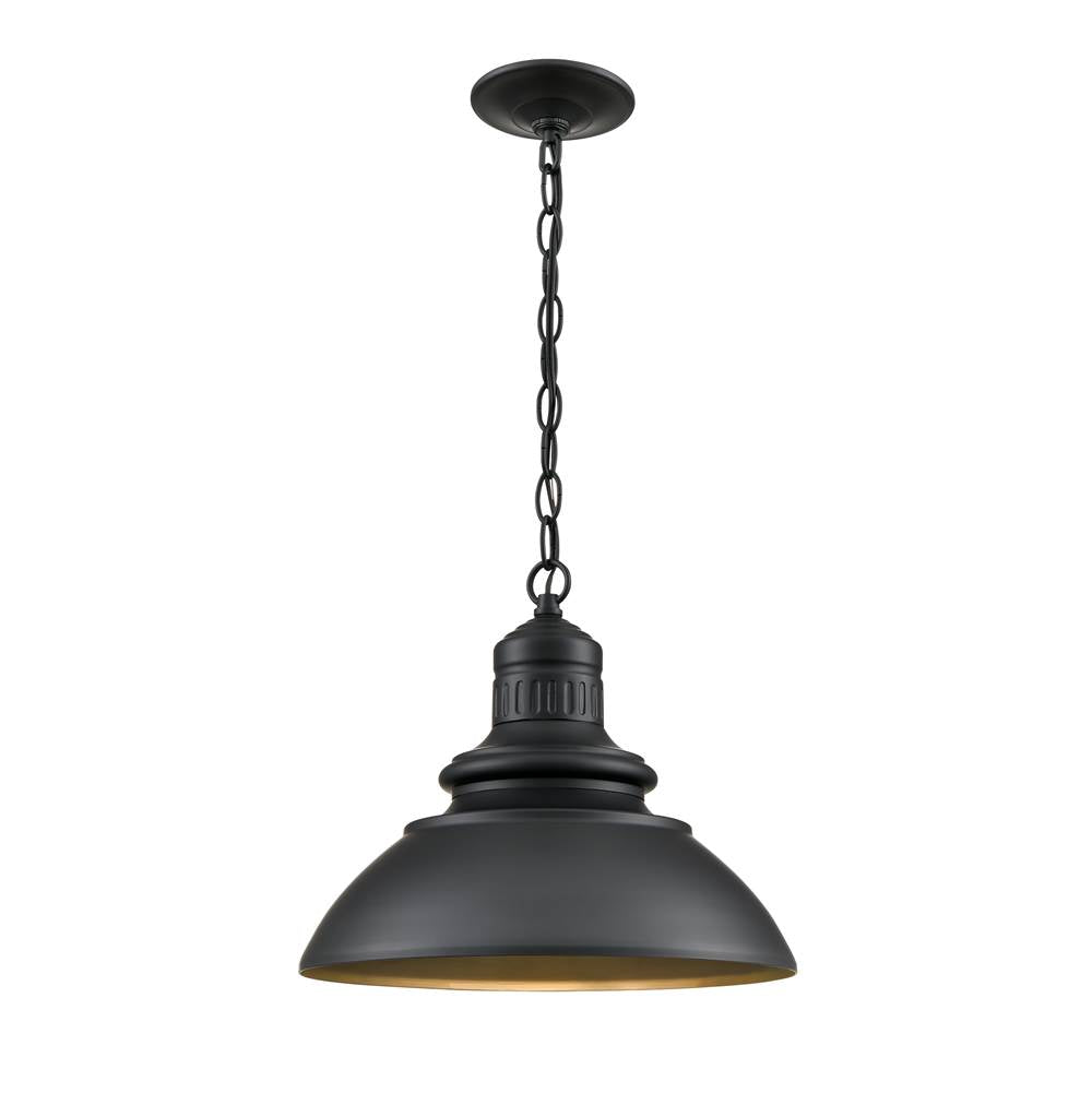 Millennium Lighting 81103-PBK Powder Coated Black Outdoor Hanging Lantern Image 1