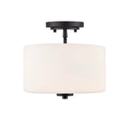 Millennium Lighting Verlana 22'' 2-light Semi-flush Mount - Brushed Nickel