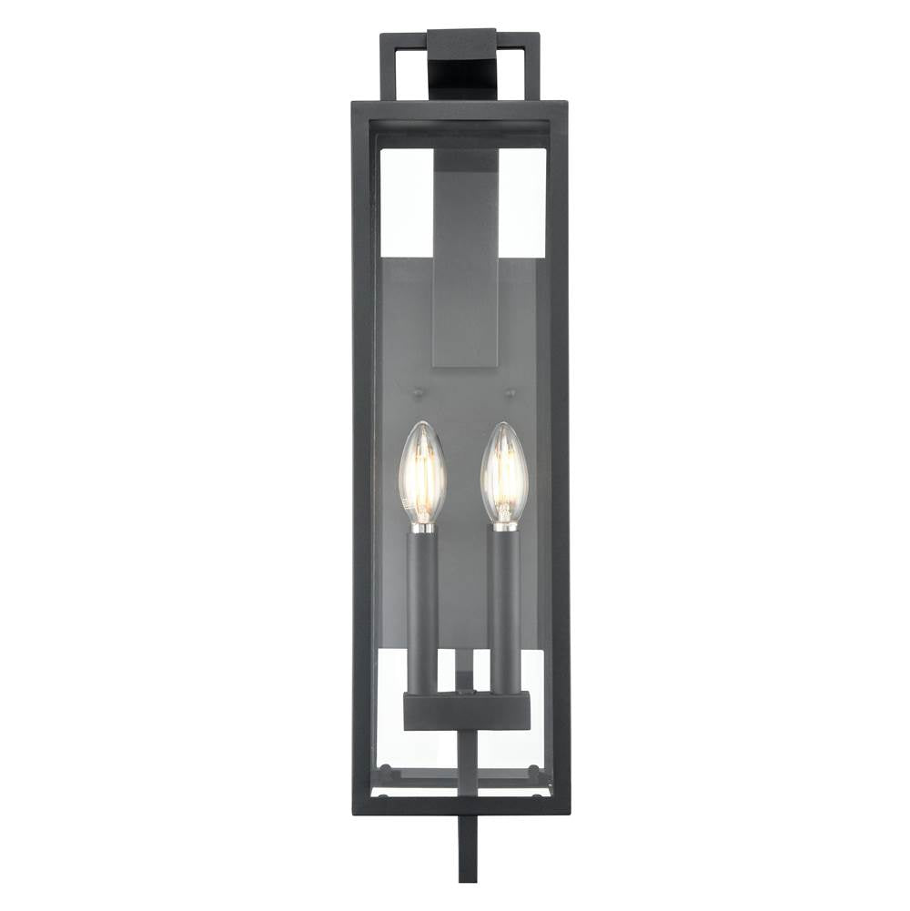Millennium Lighting 280002-TBK Textured Black Outdoor Wall Sconce Image 1
