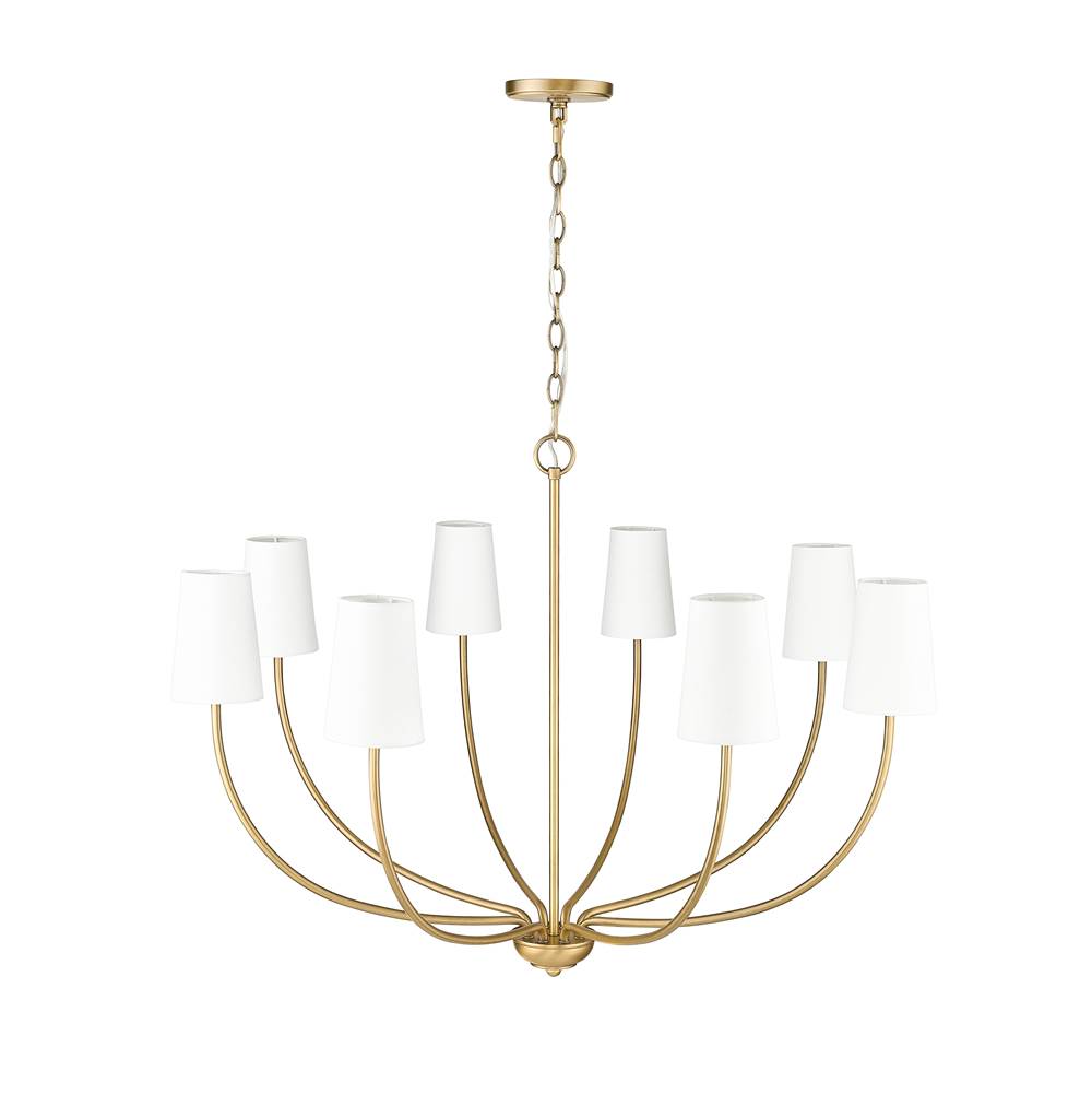 Millennium Lighting 29908-VB Vintage Brass Chandelier Ceiling Light Image 5