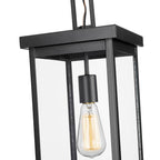 Millennium Lighting 42607-PBK Powder Coated Black Outdoor Hanging Lantern Image 3