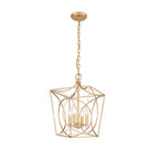 Millennium Lighting 4001-PMG Painted Modern Gold Pendant Light Image 2