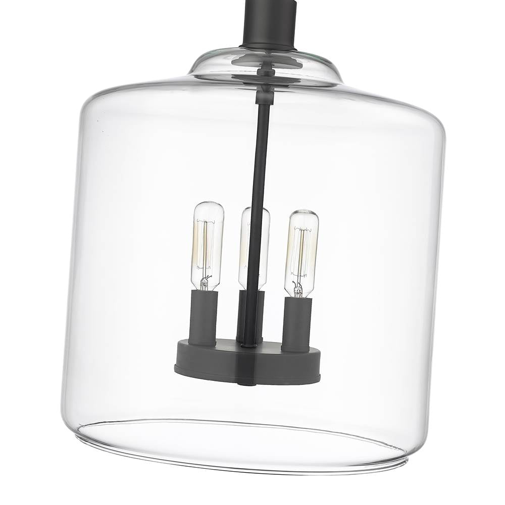 Millennium Lighting 46933-MB Matte Black Pendant Light Image 2