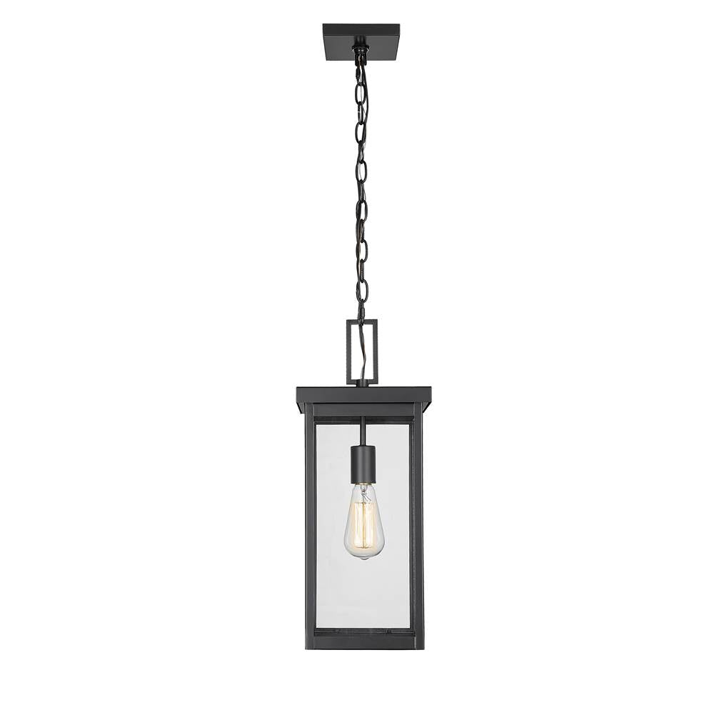 Millennium Lighting 42607-PBK Powder Coated Black Outdoor Hanging Lantern Image 1