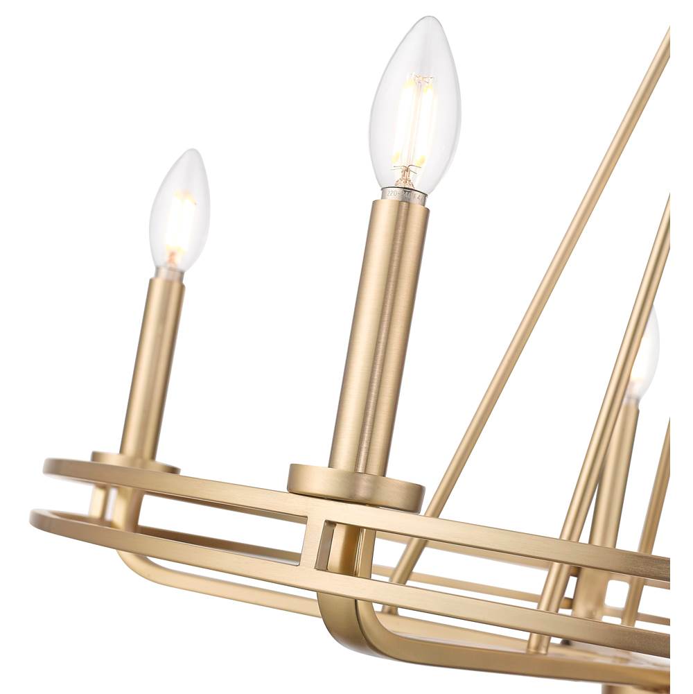 Millennium Lighting 21605-VB Vintage Brass Jody 26.5'' Wide 5-light Chandelier - Vintage Brass Image 5