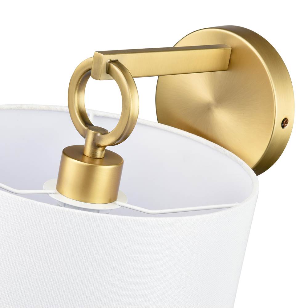 Millennium Lighting 211001-VB Vintage Brass Wall Sconce Image 4