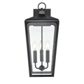 Millennium Lighting 7923-PBK Powder Coated Black Outdoor Wall Sconce Image 1