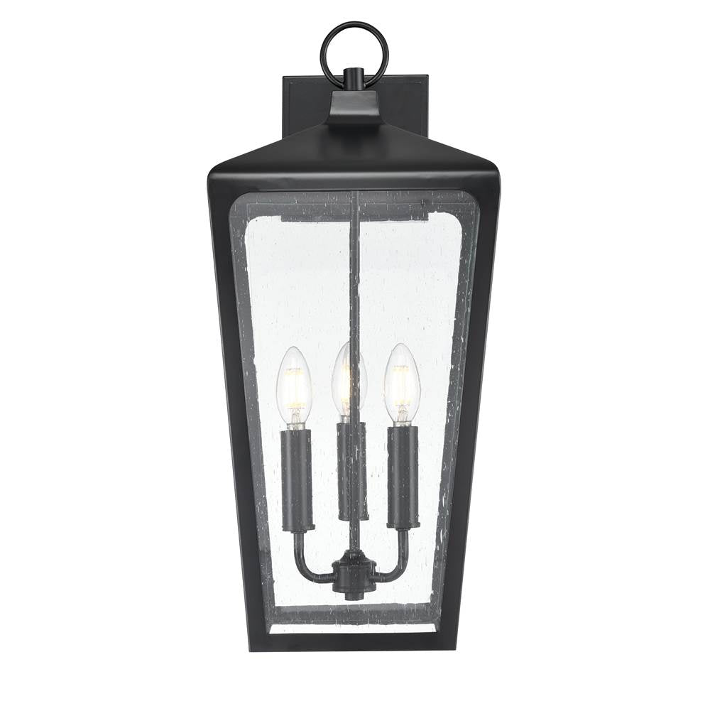 Millennium Lighting 7923-PBK Powder Coated Black Outdoor Wall Sconce Image 1