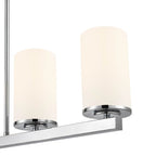 Millennium Lighting 2725WG-CH Chrome Verlana 35'' 5-light Linear Chandelier - Chrome Image 4