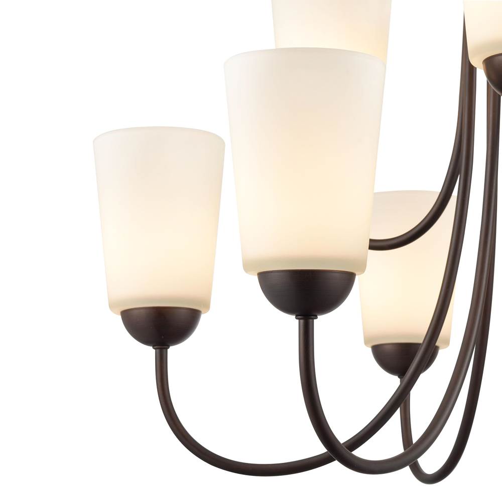 Millennium Lighting 9809-RBZ Rubbed Bronze Chandelier Ceiling Light Image 2