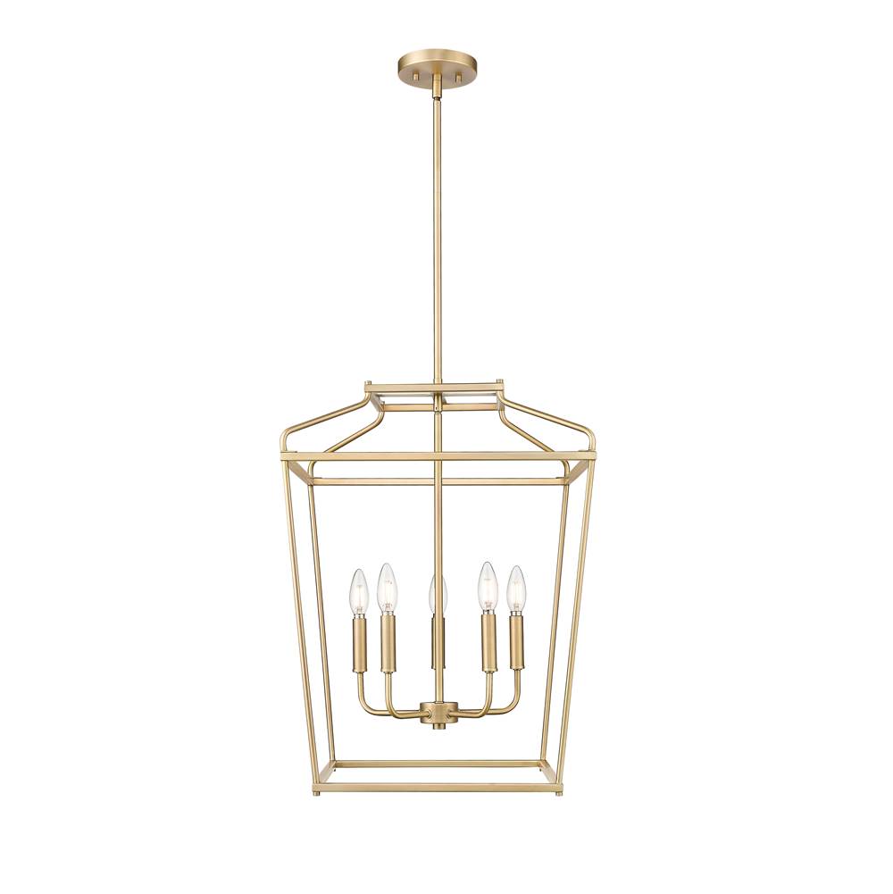 Millennium Lighting Nellita 18'' Wide 5-light Pendant - Matte Black