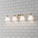 Millennium Lighting 64004WG-MG Modern Gold Strayhan 31'' Wide 4-light Vanity Image 4
