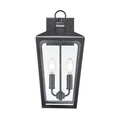 Millennium Lighting 7912-PBK Powder Coated Black Outdoor Wall Sconce Image 1