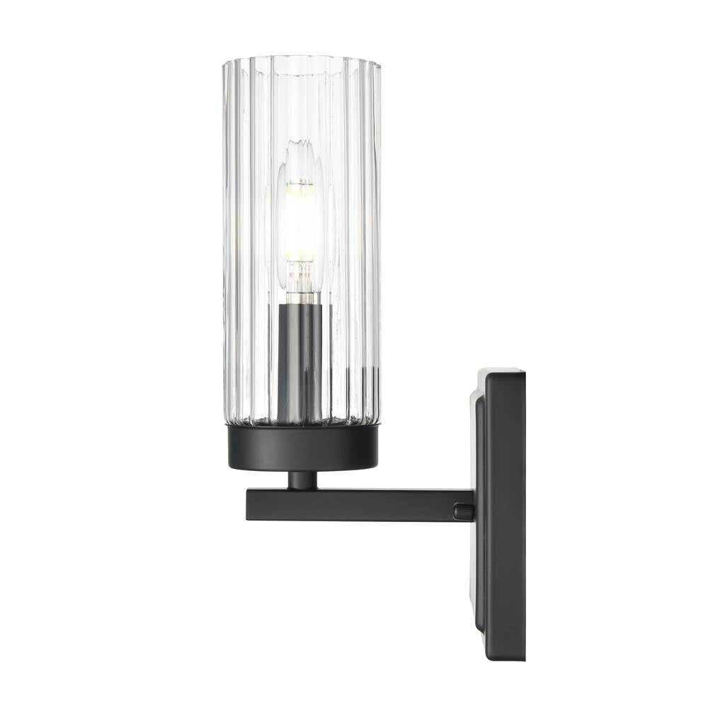 Millennium Lighting 46001-MB Matte Black Iversen 5'' Wide 1-light Vanity - Matte Black Image 6
