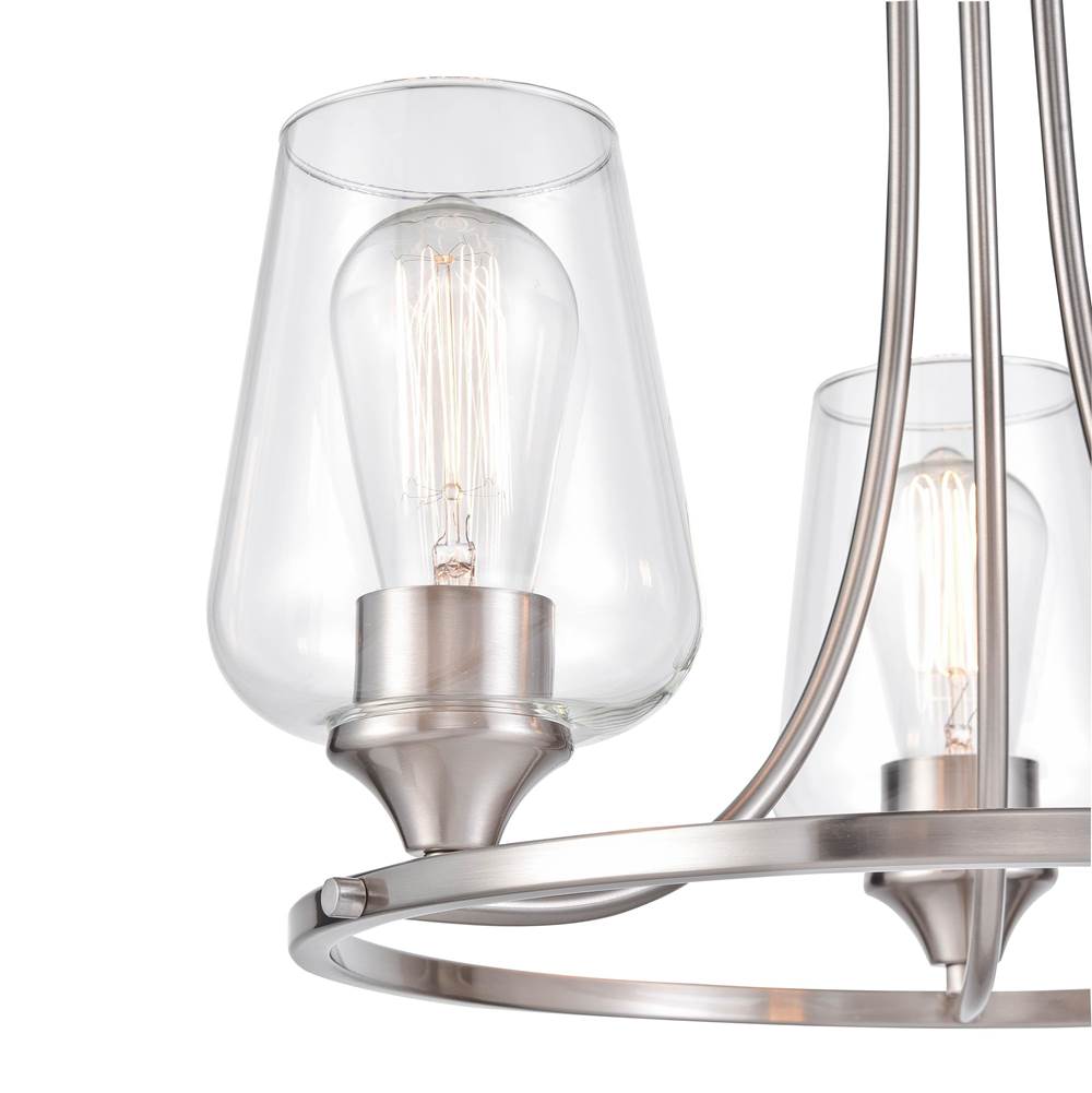 Millennium Lighting 9723-BN Brushed Nickel Chandelier Ceiling Light Image 2