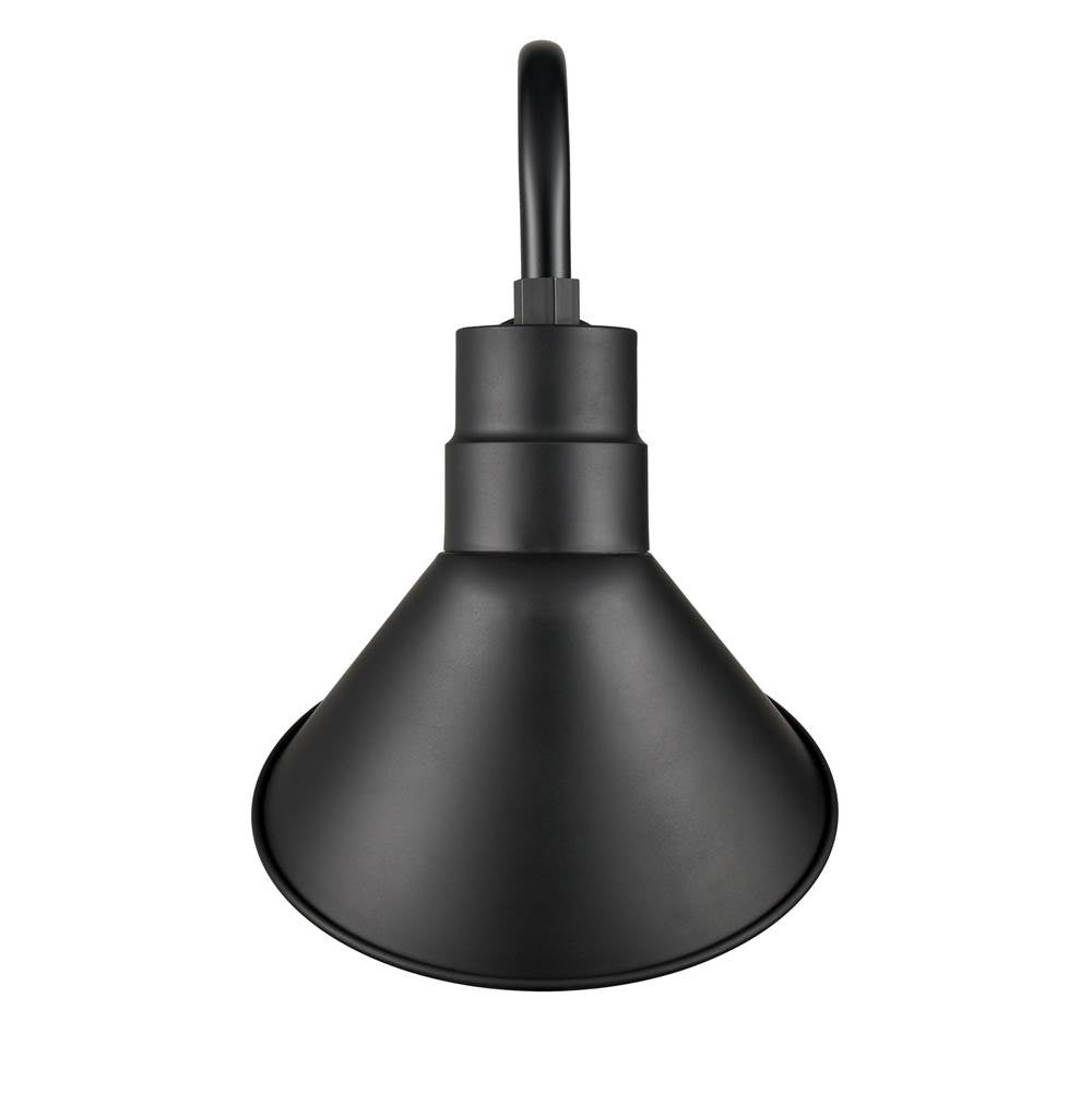 Millennium Lighting LEDRAS12-SB Satin Black Led Angle Shade Image 2