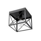 Millennium Lighting 94101-MB Matte Black Flushmount Ceiling Light Image 4