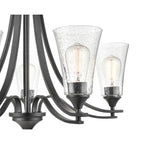 Millennium Lighting 1465-MB Matte Black Chandelier Ceiling Light Image 1