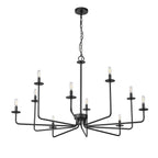 Millennium Lighting 12510-MB Matte Black Chandelier Ceiling Light Image 5