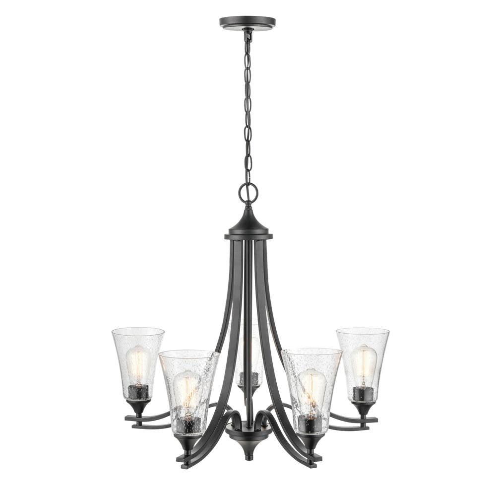 Millennium Lighting 1465-MB Matte Black Chandelier Ceiling Light Image 3
