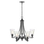 Millennium Lighting 1465-MB Matte Black Chandelier Ceiling Light Image 3