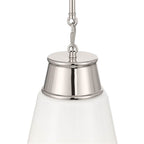 Millennium Lighting 280101-PN Polished Nickel Bellaryn 11.25'' Wide 1-light Pendant Image 6
