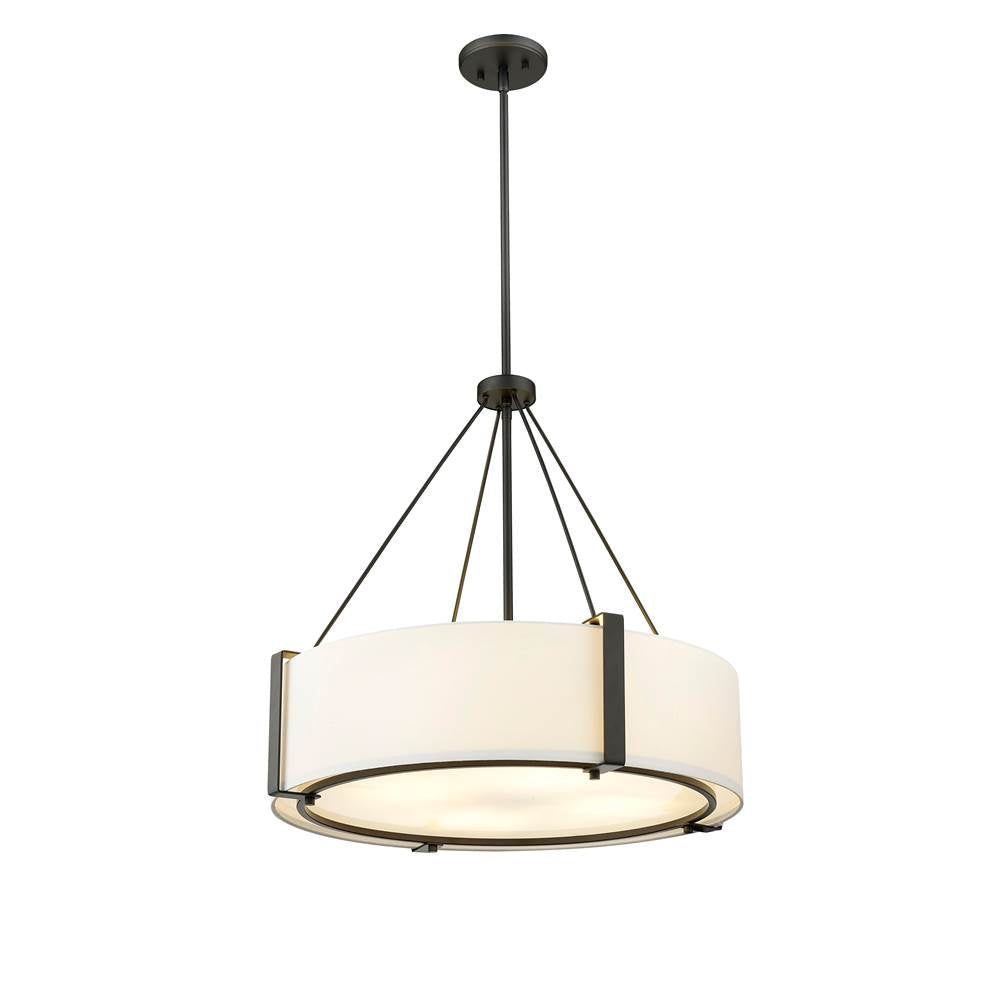 Millennium Lighting 28203-MB/WH Matte Black,White Pendant Light Image 6