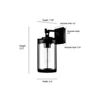 Millennium Lighting 91501-TBK Textured Black Outdoor Wall Sconce Image 2